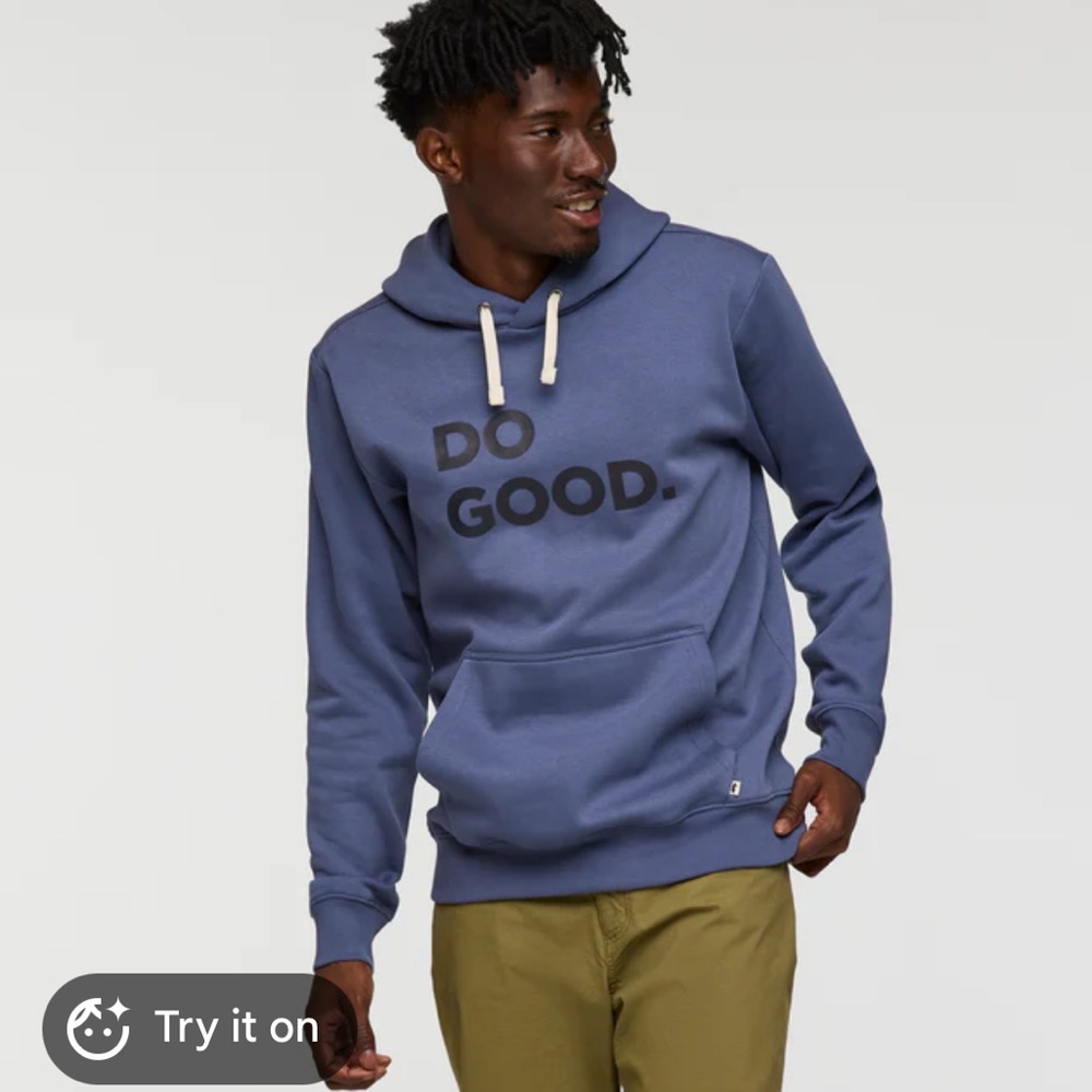 Cotopaxi mens Do Good' Pullover Hoodie | Medium